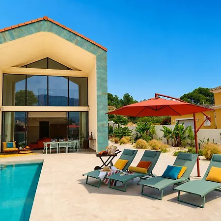 Вилла Luxury Galaxy 12min Walk 15m Pool Кальпе